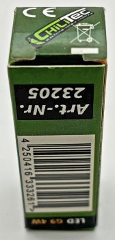 LED Stiftsockel G9, 4W, 500lm, 330°, 230V, 3000k / warmweiß, Glas