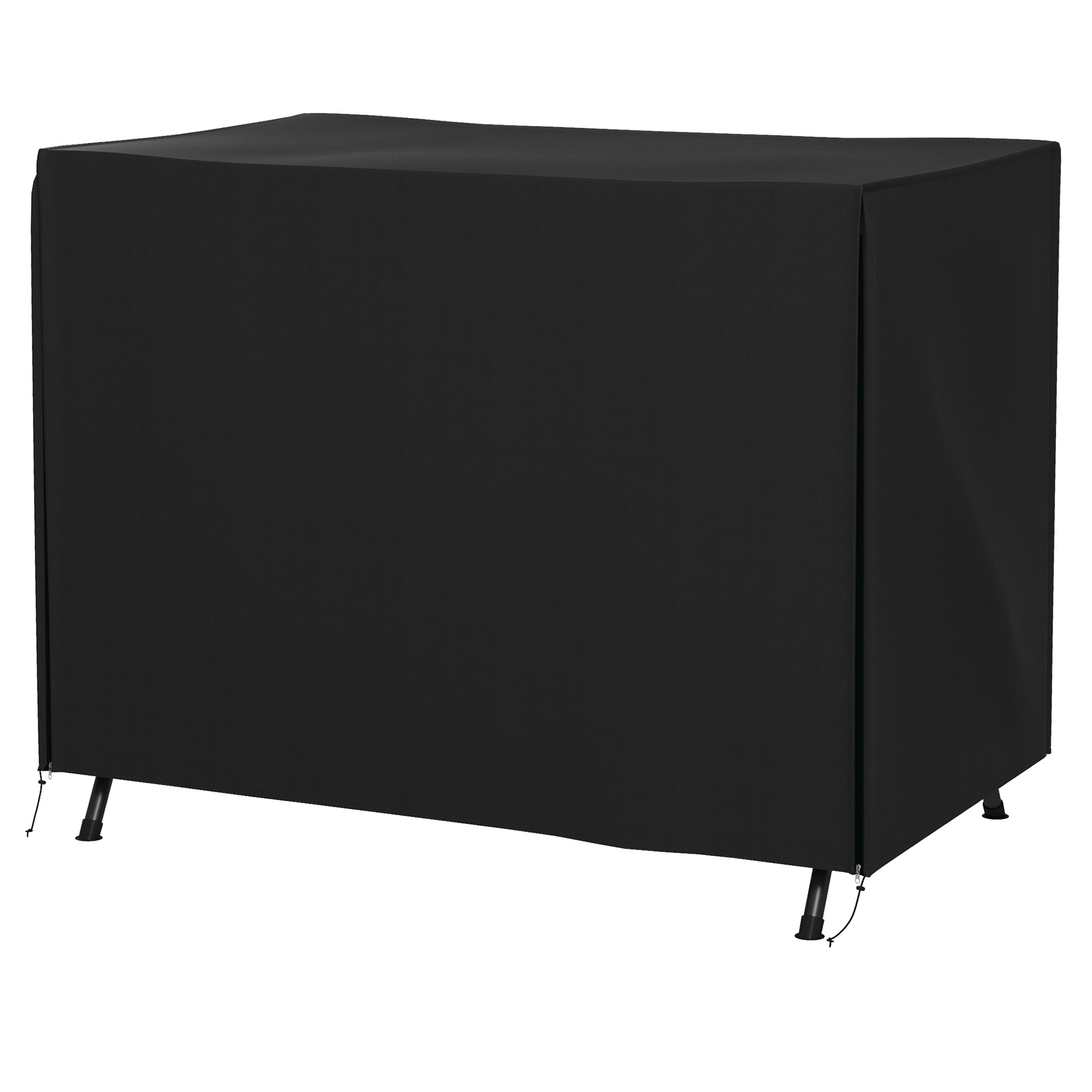 Abdeckung für Gartenschaukel, Schutzhülle für Hollywoodschaukel, Abdeckhaube, wasserfest, 205 x 124 x 164 cm, Schwarz Abdeckung für Gartenschaukel, Schutzhülle für Hollywoodschaukel, Abdeckhaube, wasserfest, 205 x 124 x 164 cm, Schwarz