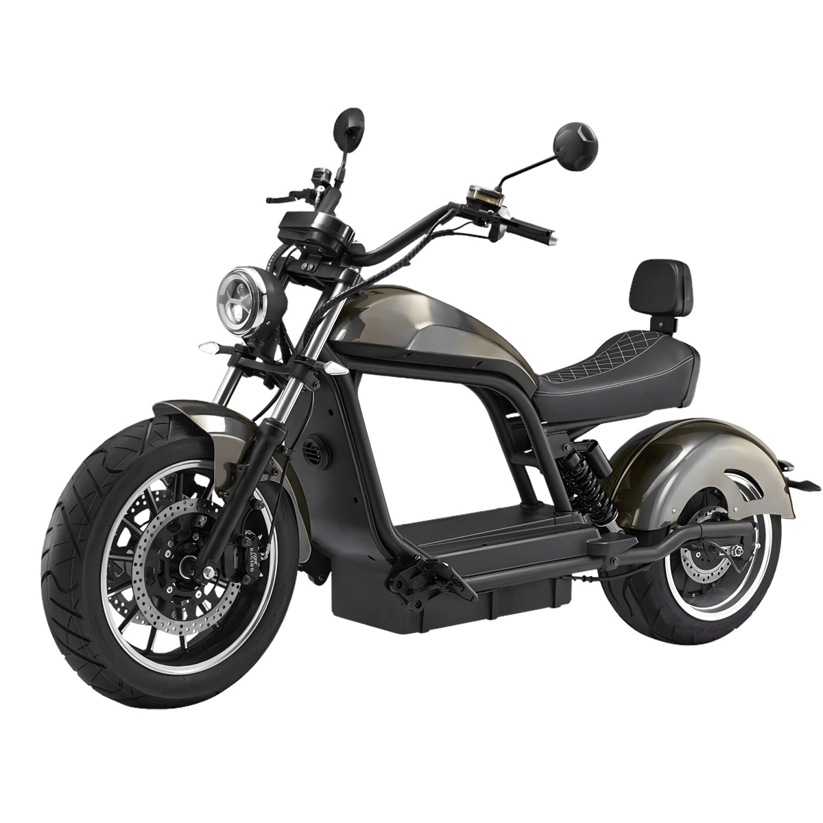 LUQI LH-9 ELEKTRO-CHOPPER 45 KM/H rot