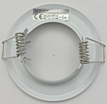 Decken-Einbaustrahler "SR80" weiß, starr, Ø80mm, für 50mm Lampen