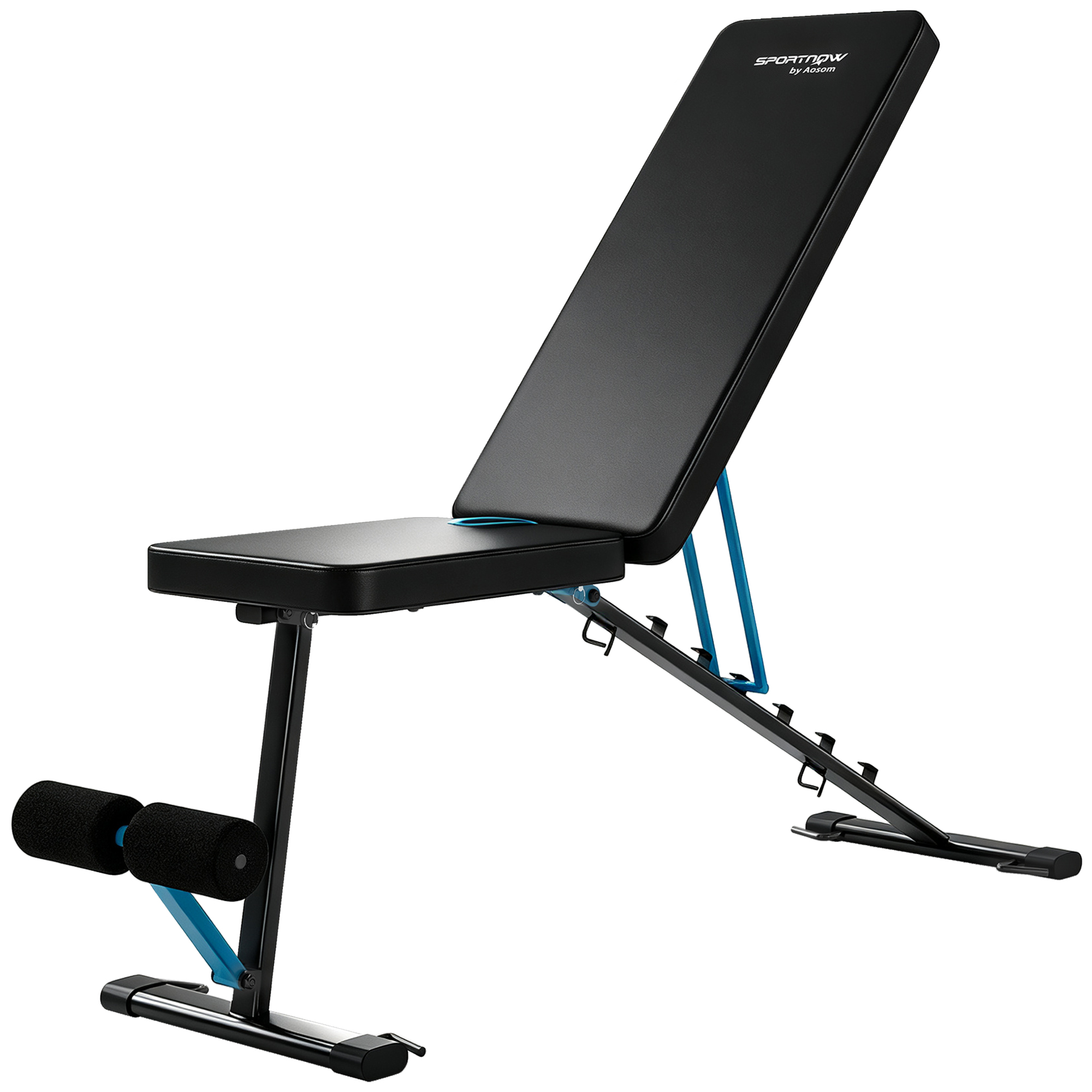 Hantelbank verstellbar Trainingsbank mit Beinstrecker 7-Fach Rückenlehne, verstellbar Polster 300 kg Last