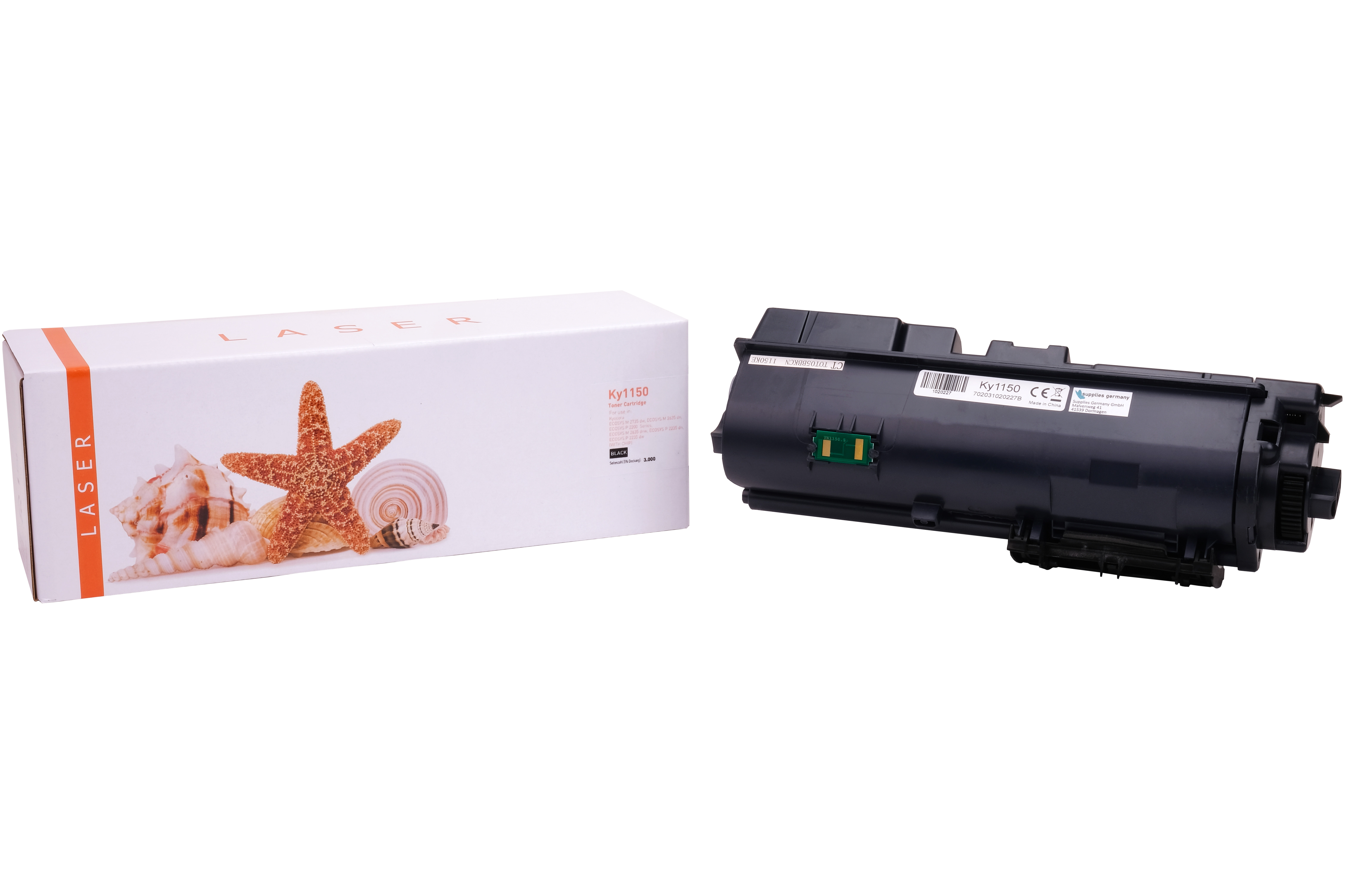 TK1150 alternativ Toner black für Kyocera / TK1150 / 3.000 Seiten