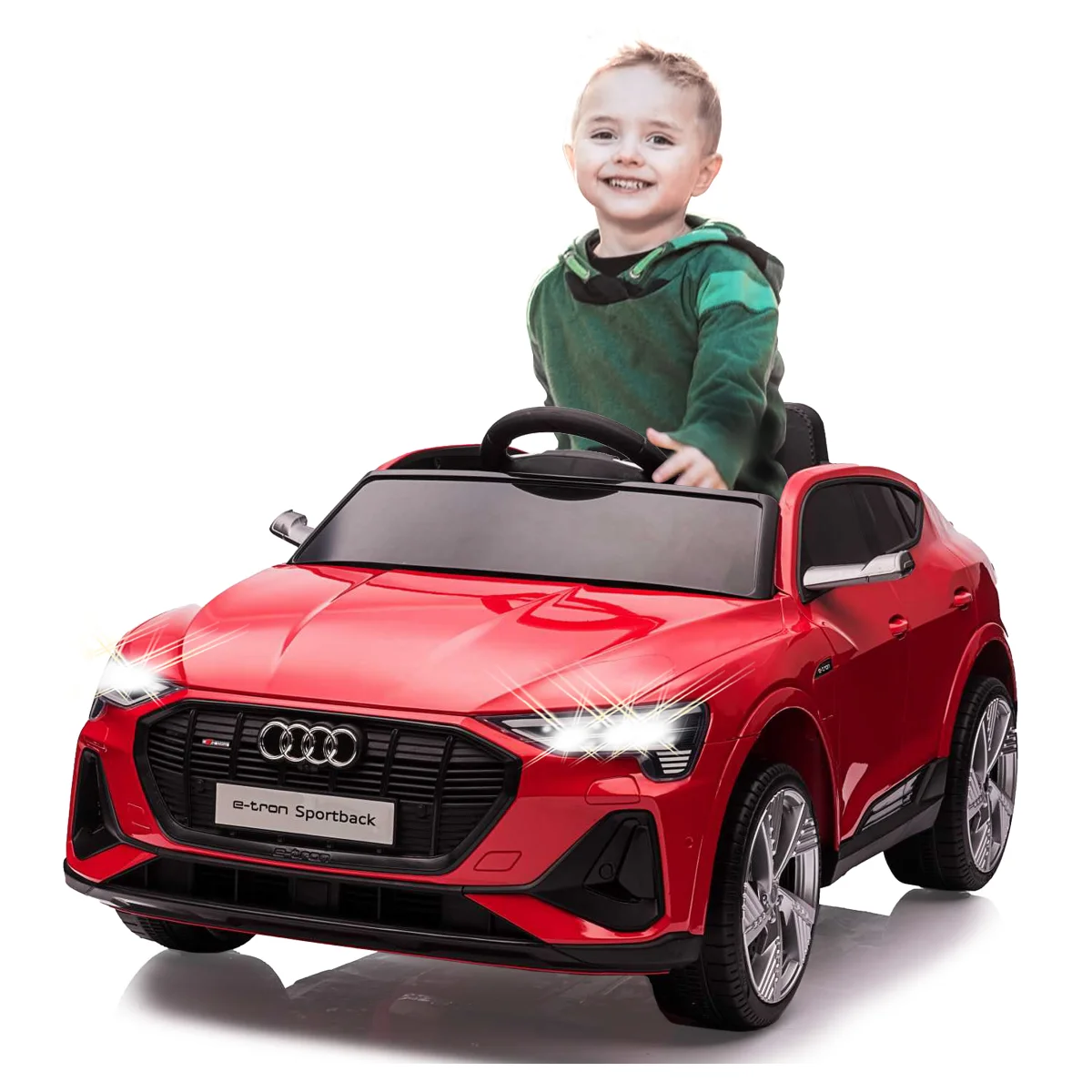Kinderfahrzeug Audi e-tron Sportback rot