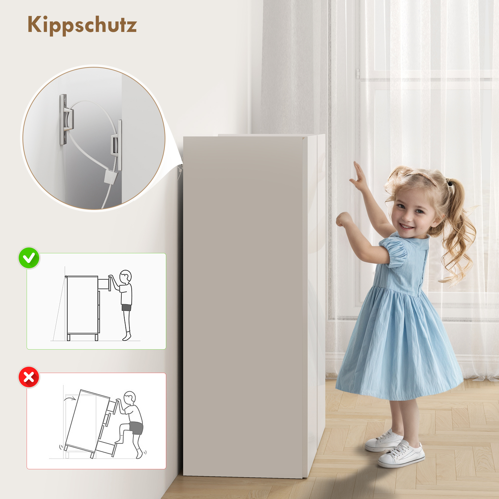 Schuhschrank mit Soft-Close-Funktion, 6-stufiges Design ohne Griffe, fasst bis zu 18 Paare, für Flur, Eingangsbereich, Holz, Weiß