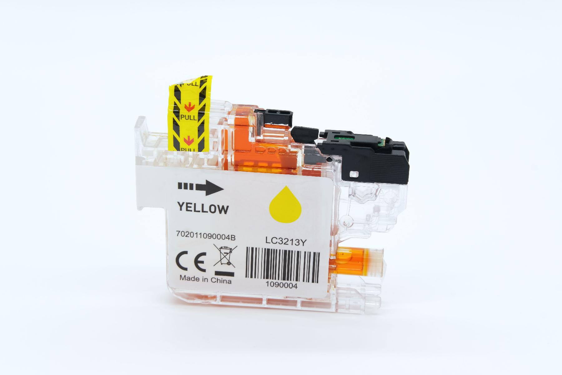 LC3213Y alternativ Tinte yellow für Brother / LC3213Y / 400 Seiten