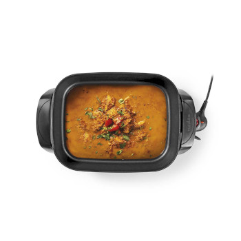 elektrische Pfanne | 40 cm | dickwandiges Aluminium-Gussgehäuse