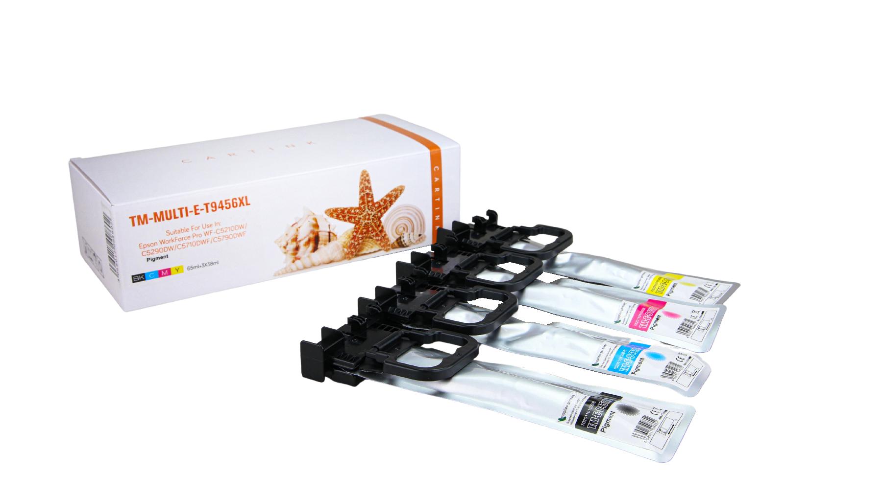 Multipack T9456XL alternativ Tinte für Epson / C13T9451405440 / BK90ml / CMY66ml Multipack T9456XL alternativ Tinte für Epson / C13T9451405440 / BK90ml / CMY66ml