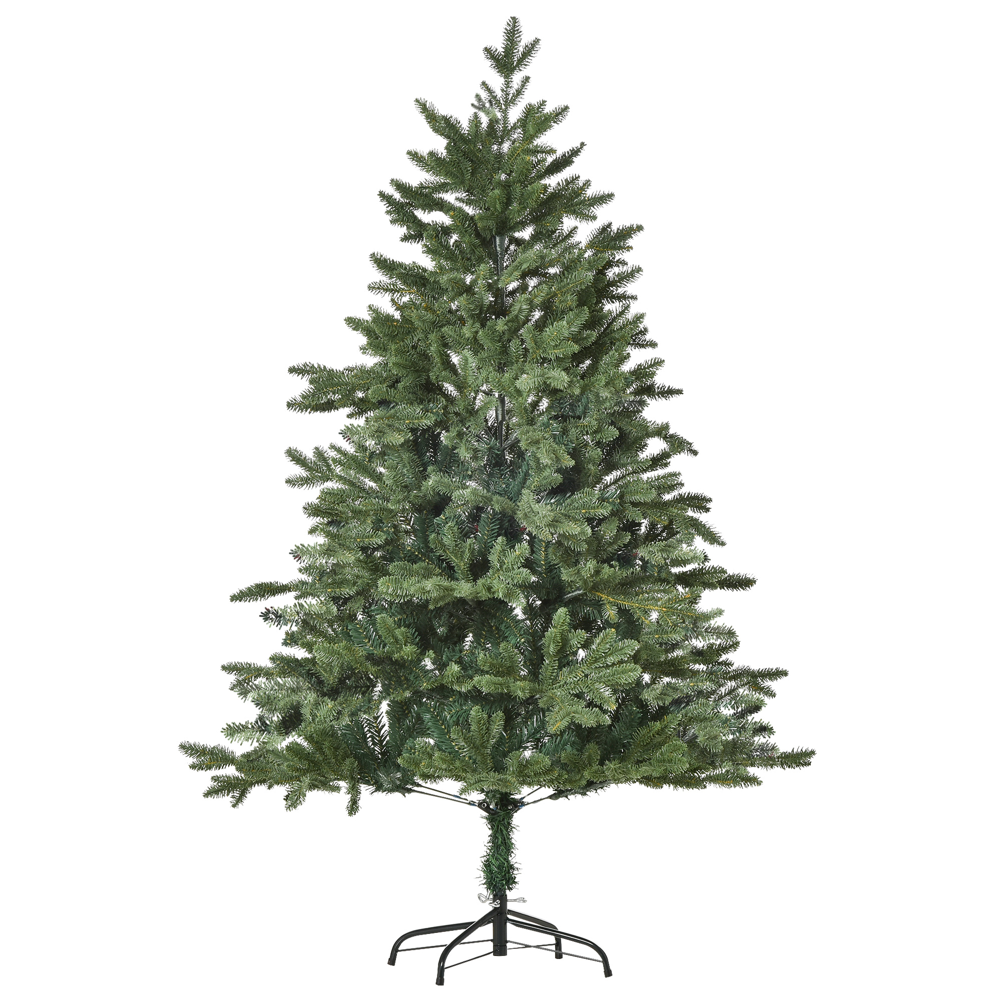 künstlicher Weihnachtsbaum 1,5 m Christbaum Tannenbaum PVC PE Metall Grün Ø105 x 150 cm künstlicher Weihnachtsbaum 1,5 m Christbaum Tannenbaum PVC PE Metall Grün Ø105 x 150 cm