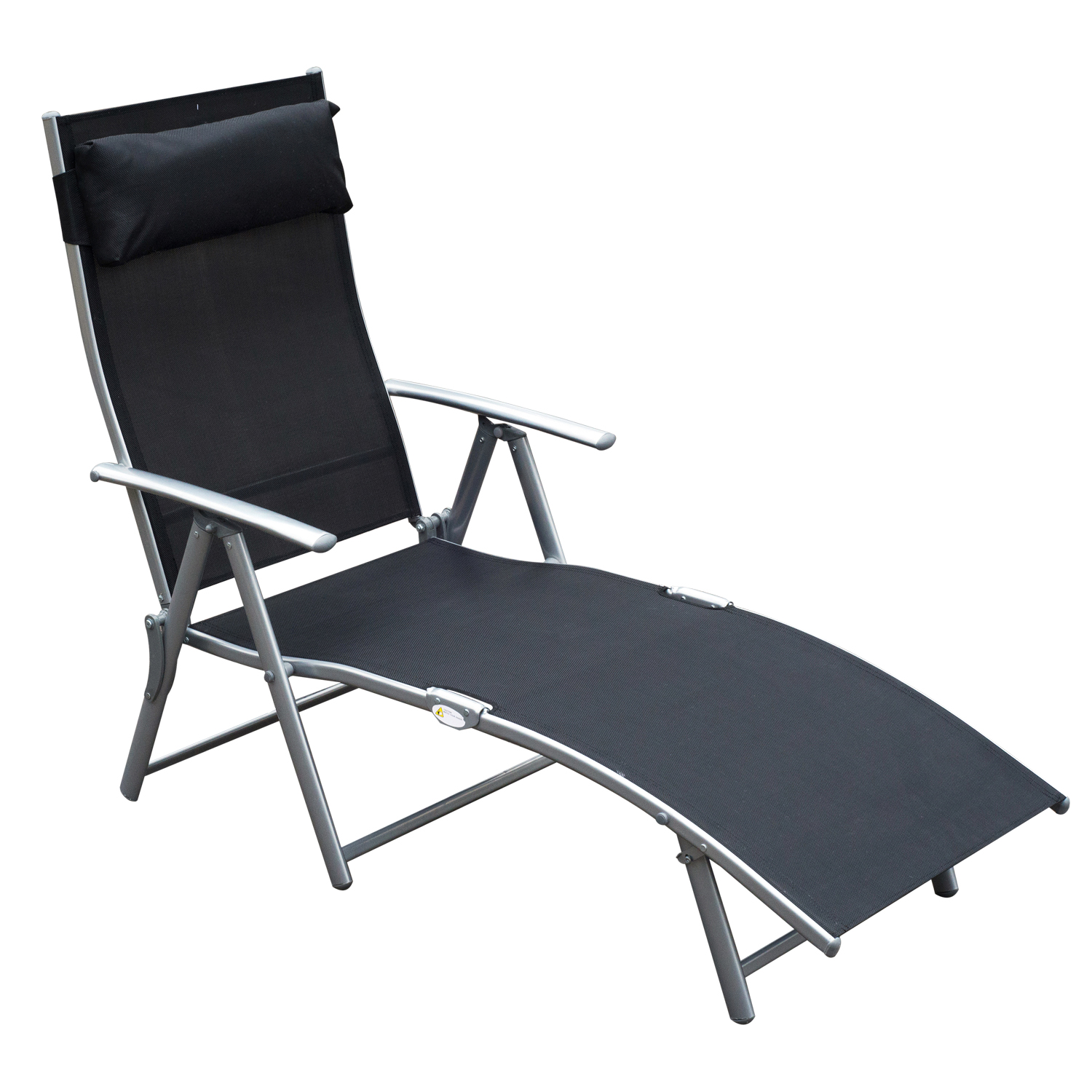 Sonnenliege klappbar Strandliege mit Kissen Liegestuhl mit 7-Fach verstellbare Rückenlehne Gartenliege Relaxliege Gartenstuhl bis 165 kg belastbar, für Garten Urlaub Outdoor, Schwarz Sonnenliege klappbar Strandliege mit Kissen Liegestuhl mit 7-Fach verstellbare Rückenlehne Gartenliege Relaxliege Gartenstuhl bis 165 kg belastbar, für Garten Urlaub Outdoor, Schwarz
