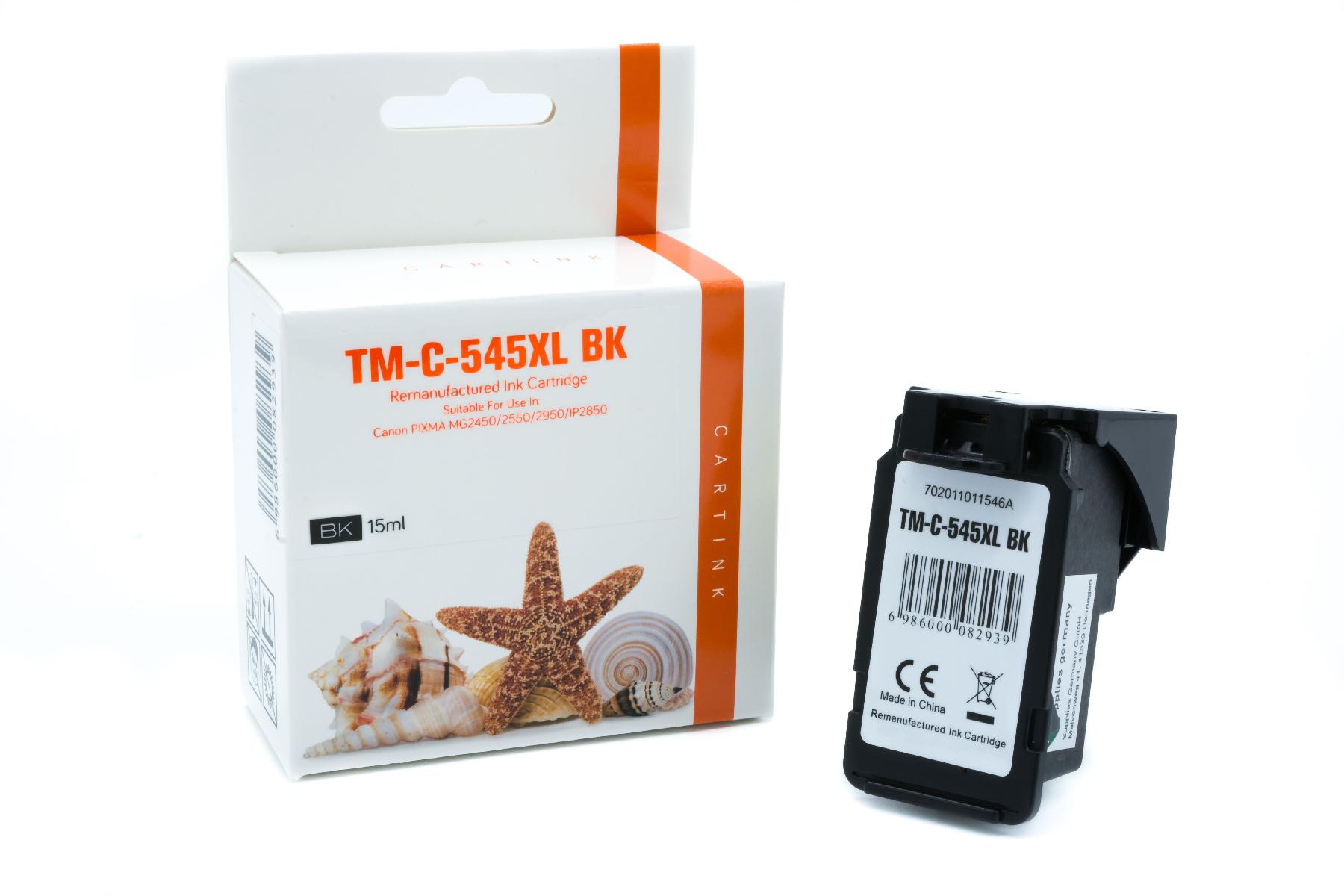PG545XL Refill Tinte black für Canon / 8286B001 / 15ml