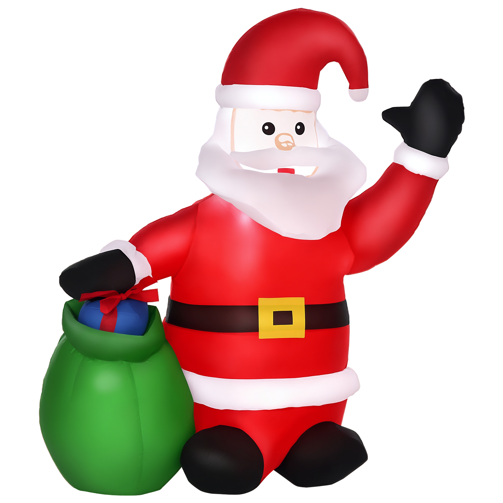 Weihnachtsdeko Aufblasbarer Weihnachtsmann Outdoor-Weihnachtsdekoration, inkl, Gebläse, 1,2 m, Rot + Weiß Weihnachtsdeko Aufblasbarer Weihnachtsmann Outdoor-Weihnachtsdekoration, inkl, Gebläse, 1,2 m, Rot + Weiß