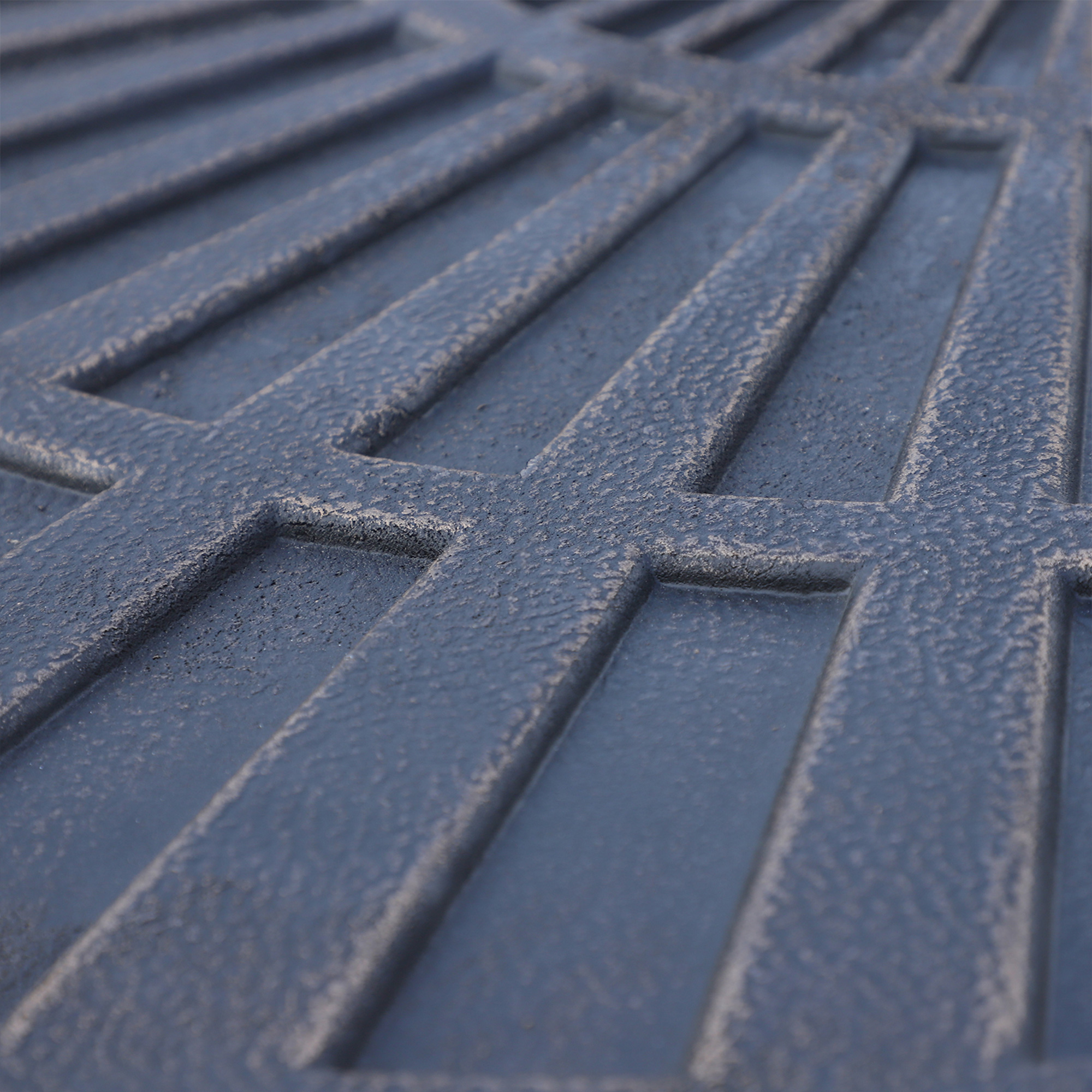 2-tlg. Set Gewichte für Sonnenschirmständer Platten-Schirmständer Sonnenschirmbasis halbrund mit Handgriff Kunstharz + Metall Bronze 66 x 47 x 4,2 cm 30 kg