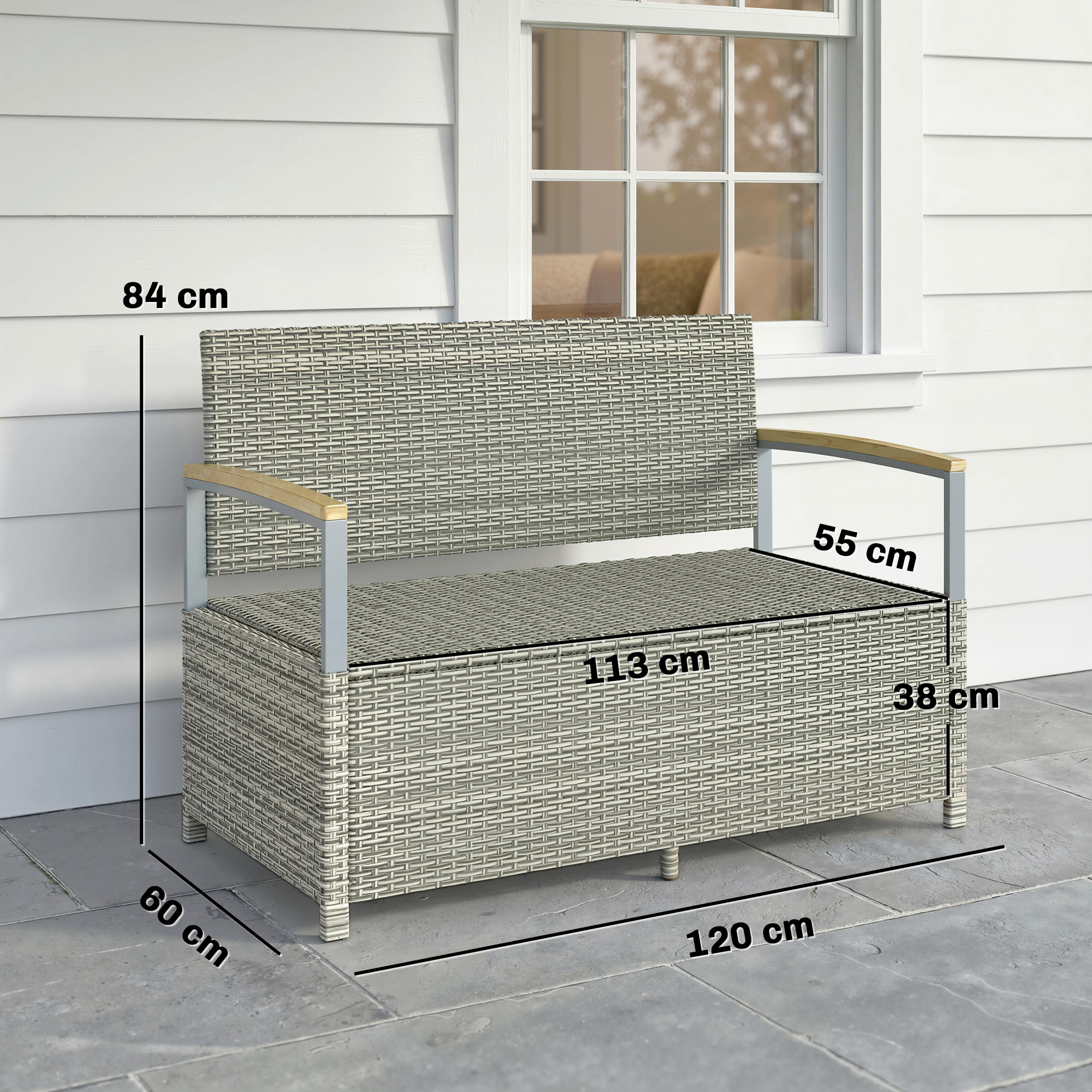 outsunny-gartenbank-polyrattan-170l-2-sitzer-sitzbank-mit-stauraum-abnehmbar-kissen-reissverschluss~24TQP7VVPT000
