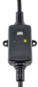 Fehlerstromschutzadapter "CT-RCD" IP44 / Zwischenstecker mit Kupplung / Stecker