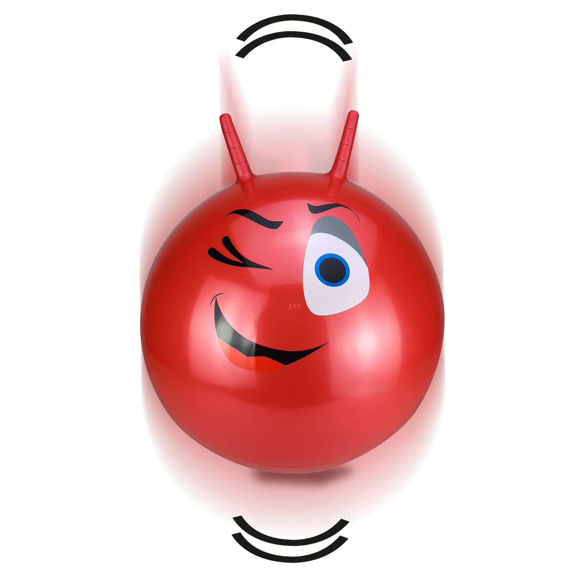 Hüpfball EyeHoppyDoo rot 550mm mit Pumpe