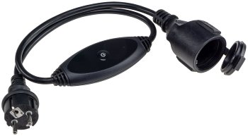 Funk-Steckdose für "Pilota Casa" IP44 / Zwischenstecker 230V, 1000Watt