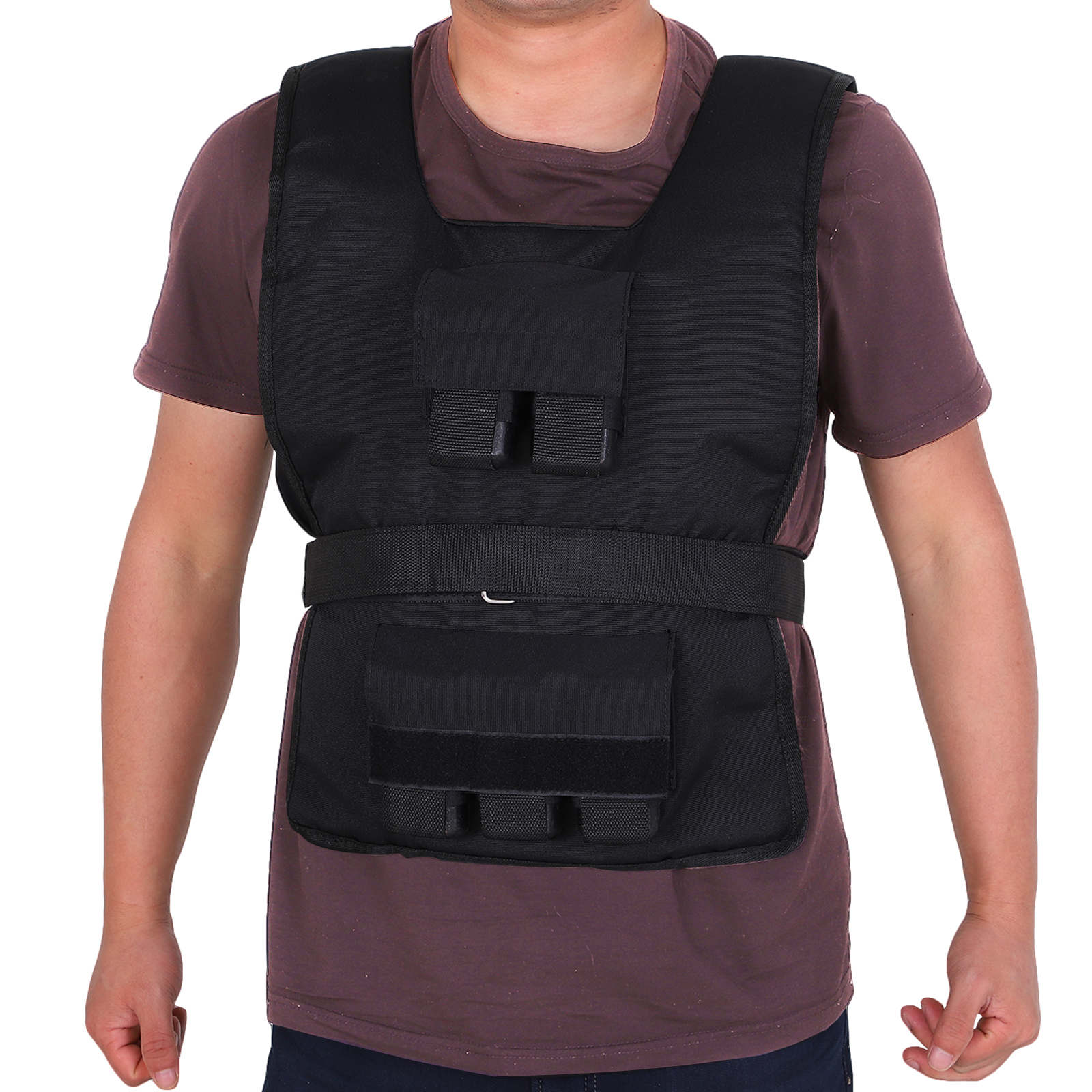 Gewichtsweste 15 KG / 20 KG / 30 KG verstellbare Trainingsweste mit herausnehmenbar Gewichten Laufweste Damen Herren für Muskelaufbau Krafttraining, Laufen, Fitness, Cross Training