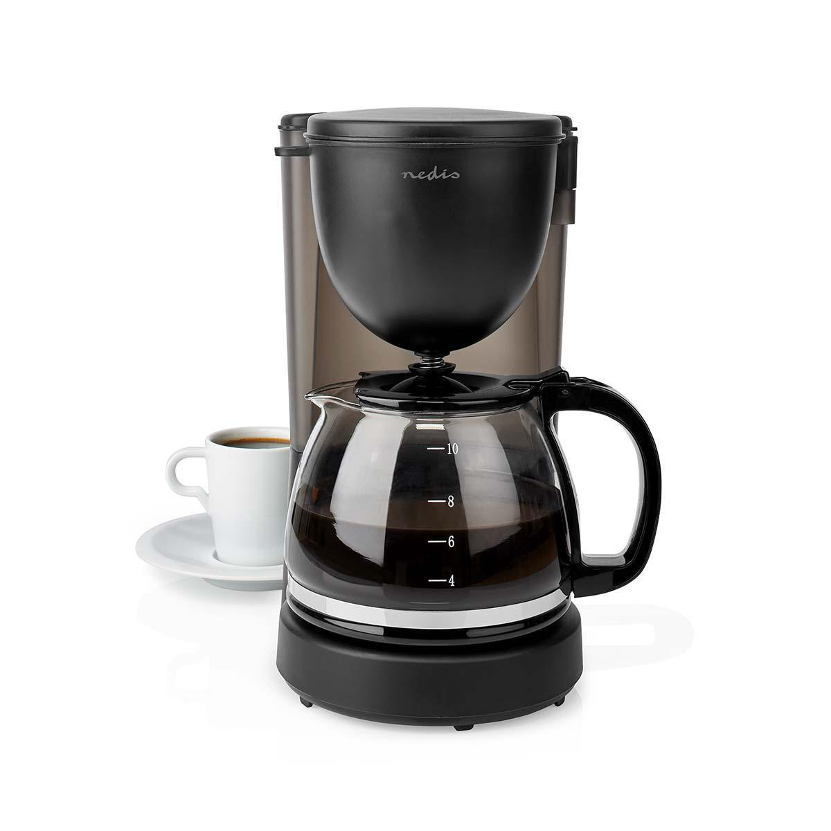 Kaffeemaschine | Filter Kaffee | 1.25 l | 10 Tassen | Warmhalten | schwarz