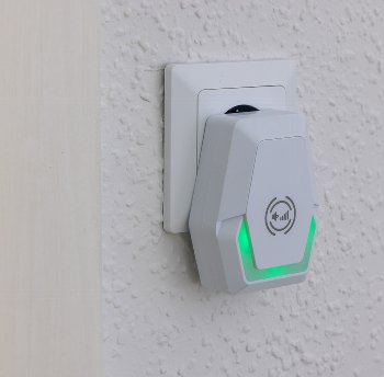 Funk-Klingel-Set "Pilota Porta", Klingeltaster + 230V-Empfänger Klingel