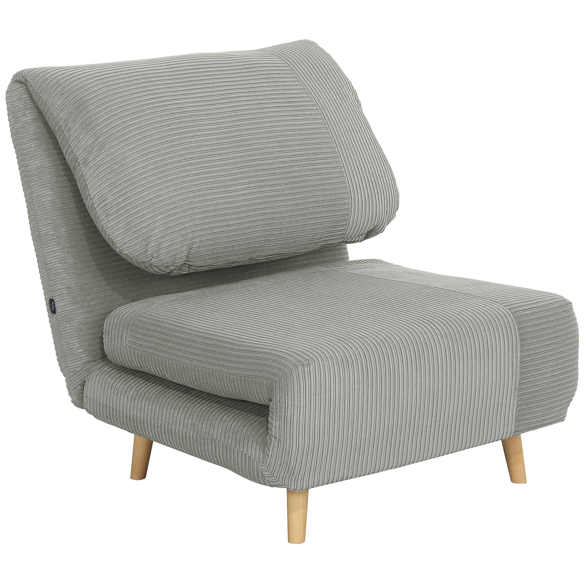 2-in-1 Schlafsessel Gästebett, verstellbare Kopfstütze Cord-Optik 82 cm x 8 cm x 83 cm Grau 2-in-1 Schlafsessel Gästebett, verstellbare Kopfstütze Cord-Optik 82 cm x 8 cm x 83 cm Grau