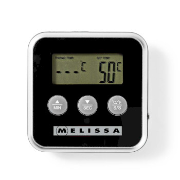 Fleischthermometer | bis zu 250°C | Alarm Timer | LCD Display