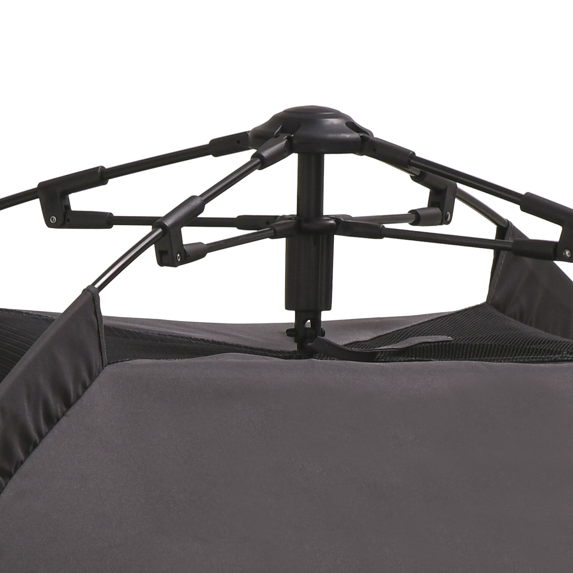 Haustierzelt Hundezelt Outdoor Tierzelt, 110 cm x 110 cm x 85 cm. Bodenspieße +  Transporttasche. Grün + Schwarz