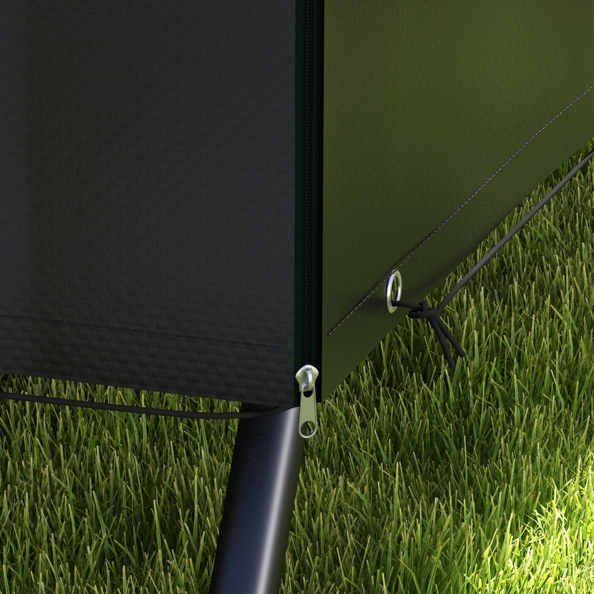 Gartenmöbelabdeckung Abdeckung Schutzhülle für Outdoor-Möbel, 215 cm x 155 cm x 150 cm, Schwarz