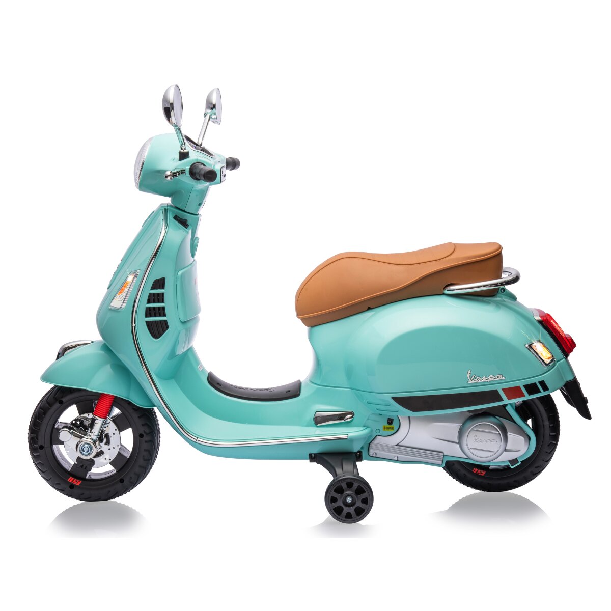 Kindermotorrad Vespa GTS 125 mintgrün Li-Power 12.6
