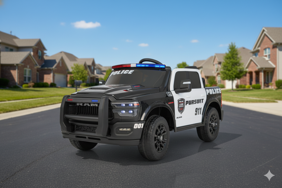 Kinderfahrzeug Polizei Dodge RAM 2500 "Rebel" 24V