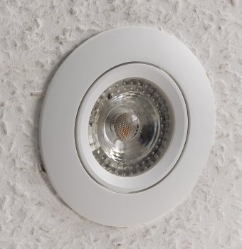 Einbaustrahler "CT-K86" Kunstoff, Ø 86mm / für 50mm Lampen, Weiß