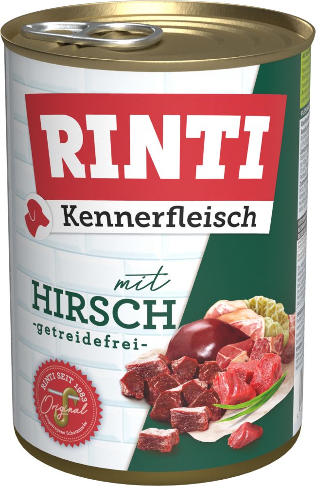 Rinti Kennerfleisch Hirsch - 400 g Rinti Kennerfleisch Hirsch - 400 g