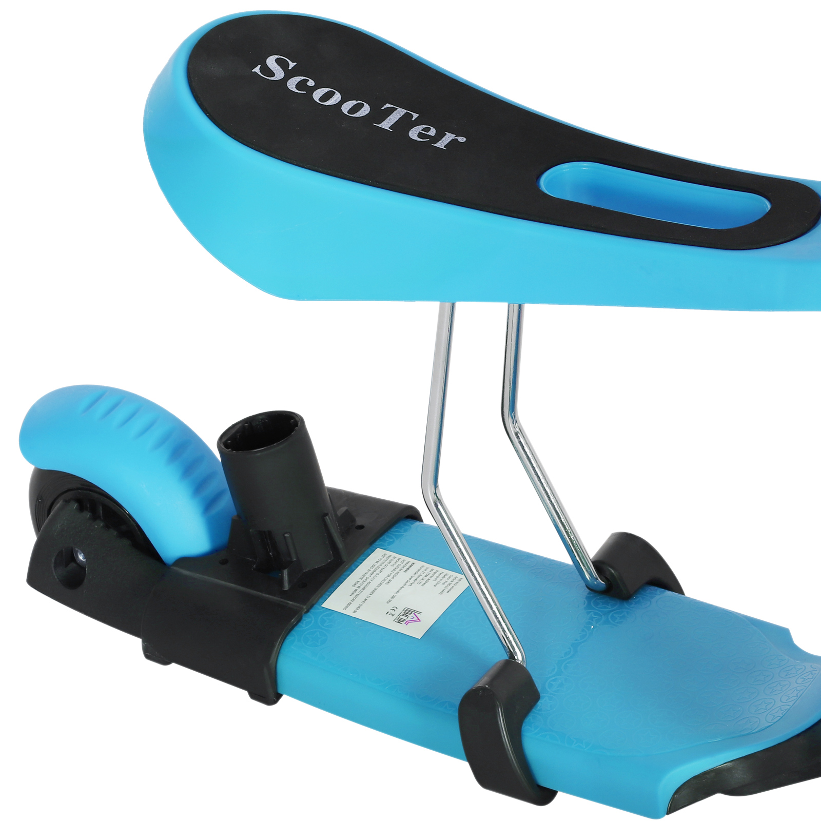 5-in-1 Kinderroller Scooter Tretroller Cityroller Kinder Roller Kickboard Lenker Teleskoprohr höhenverstellbar Blau 62 x 25 x 72,5 cm