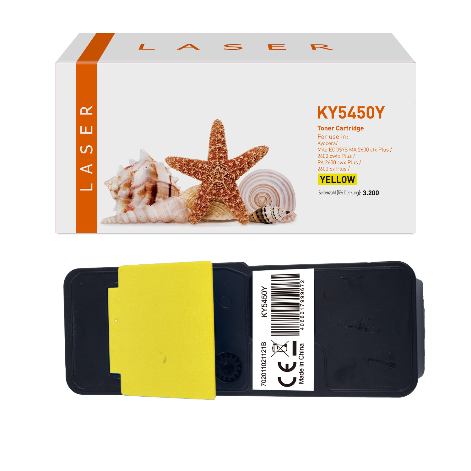 TK5450Y alternativ Toner gelb für Kyocera / TK5450 / 3.200 Seiten TK5450Y alternativ Toner gelb für Kyocera / TK5450 / 3.200 Seiten