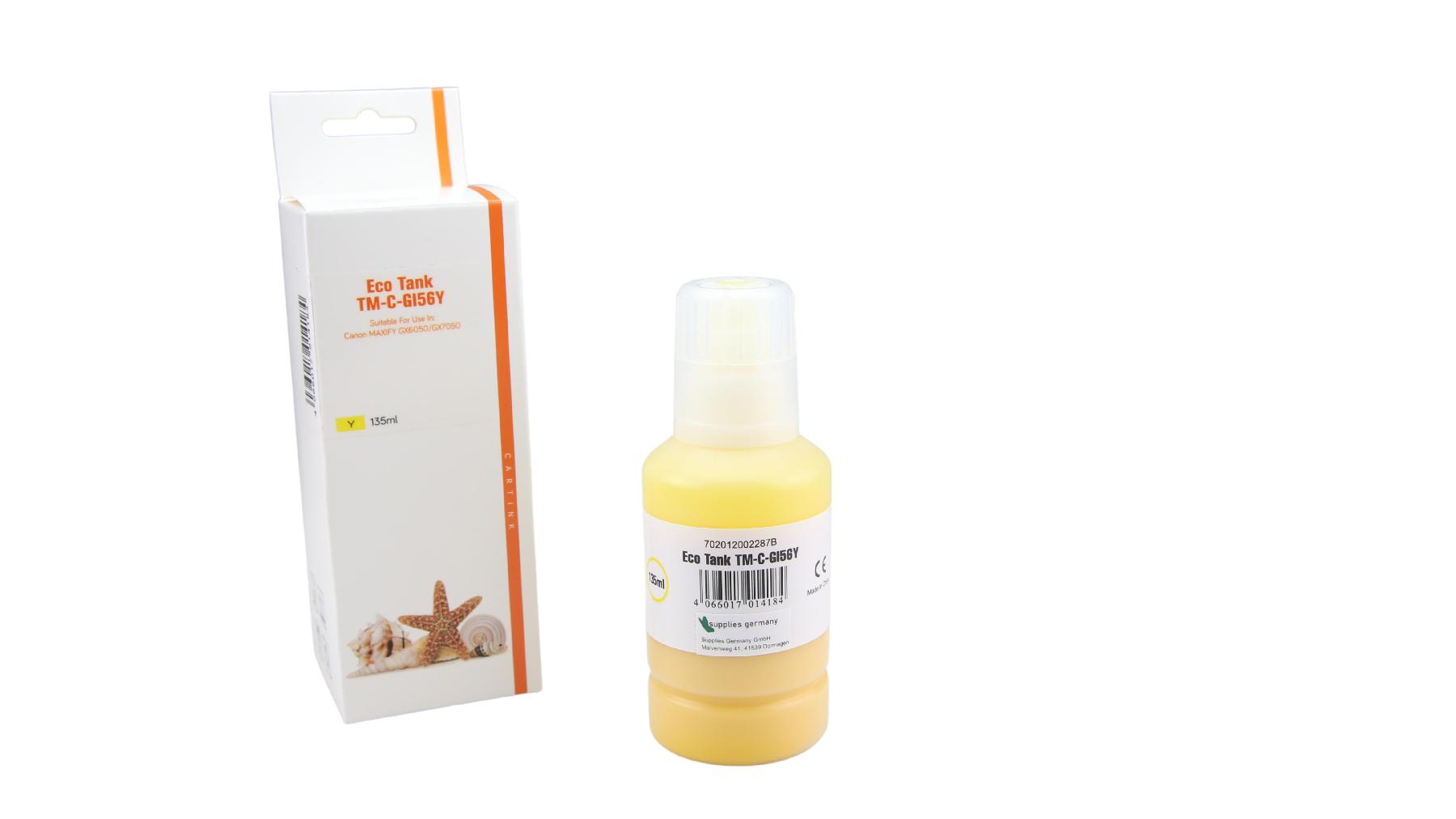 GI56Y Eco Tank Nachfüllflasche yellow für Canon / GI56 / 135ml