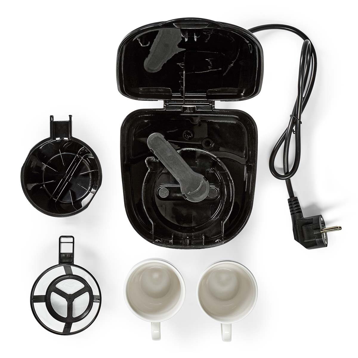 Kaffeemaschine | Filter Kaffee | 0.25 l | 2 Tassen | schwarz