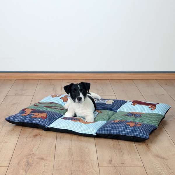 Trixie Patchwork-Decke - blau/grün, 80 x 55 cm Trixie Patchwork-Decke - blau/grün, 80 x 55 cm