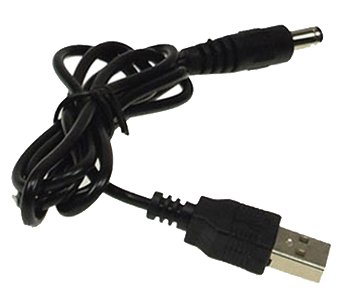 Anschlusskabel USB auf Hohlstecker, 1m, USB A auf 5,5 / 2,1mm