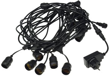 Biergarten-Lichterkette "CT-BGL 15", 1,5 + 12,5m, 15x Filamentlampe 0,8W