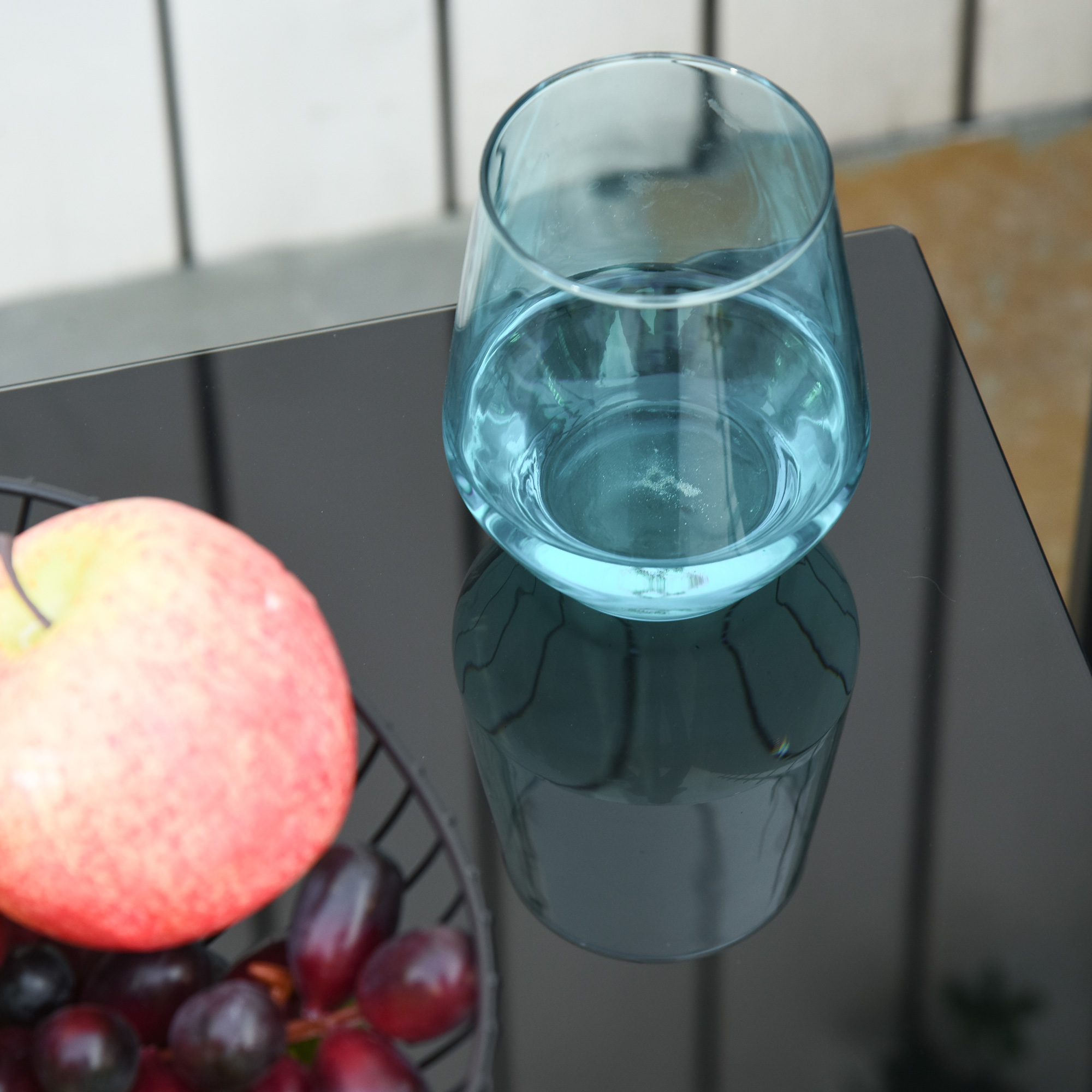 Rattan Gartenmöbel Set für 2 Personen Polyrattan Gartenmöbel Set  Balkonmöbel Set mit Kissen Garten Grau