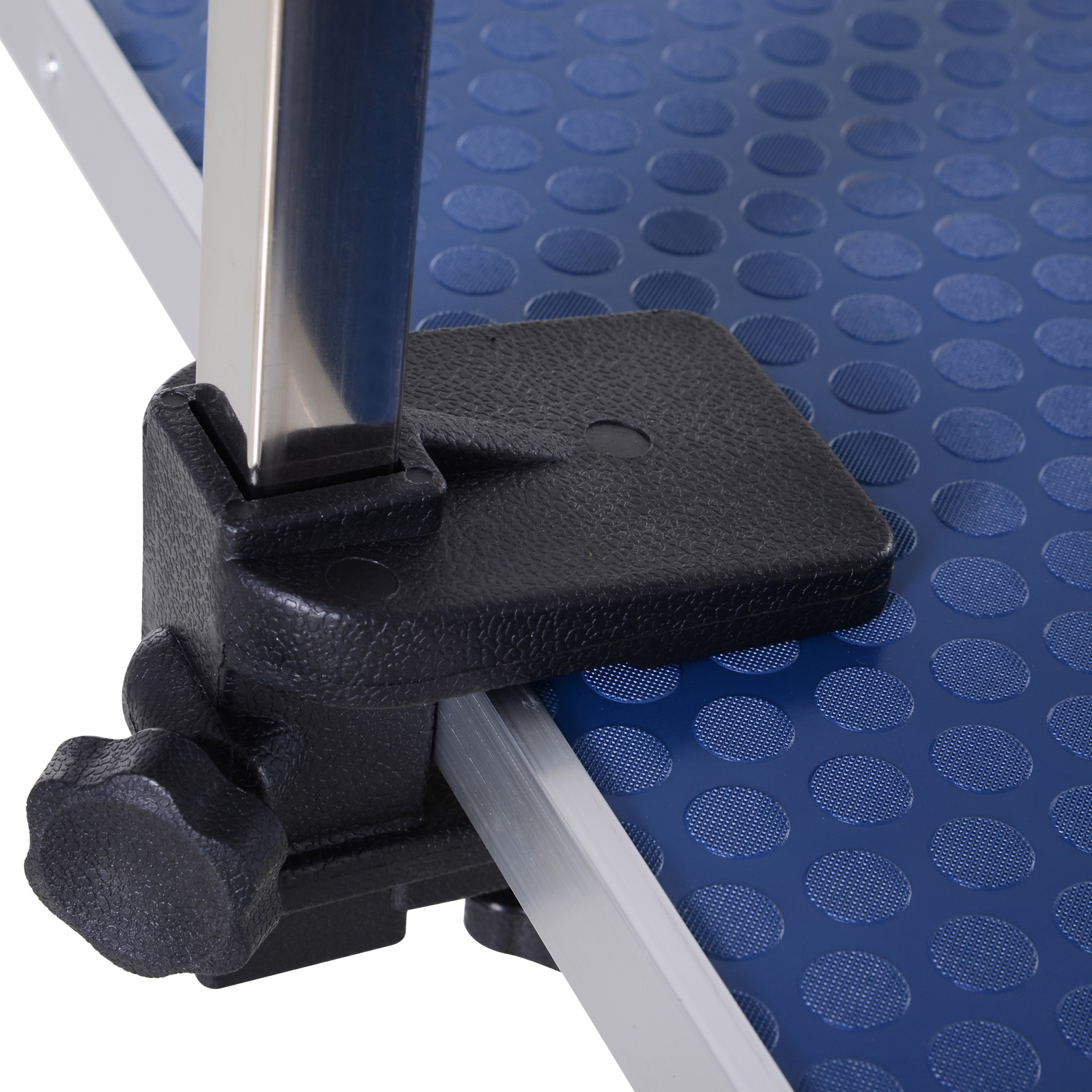 Hundepflegetisch Höhenverstellbar Tierpflegetisch Klappbar Hunde Pflegetisch Hundefriseur Tisch Schertisch Trimmtisch mit Unterkorb für Hunde Katzen bis zu 100 kg Blau