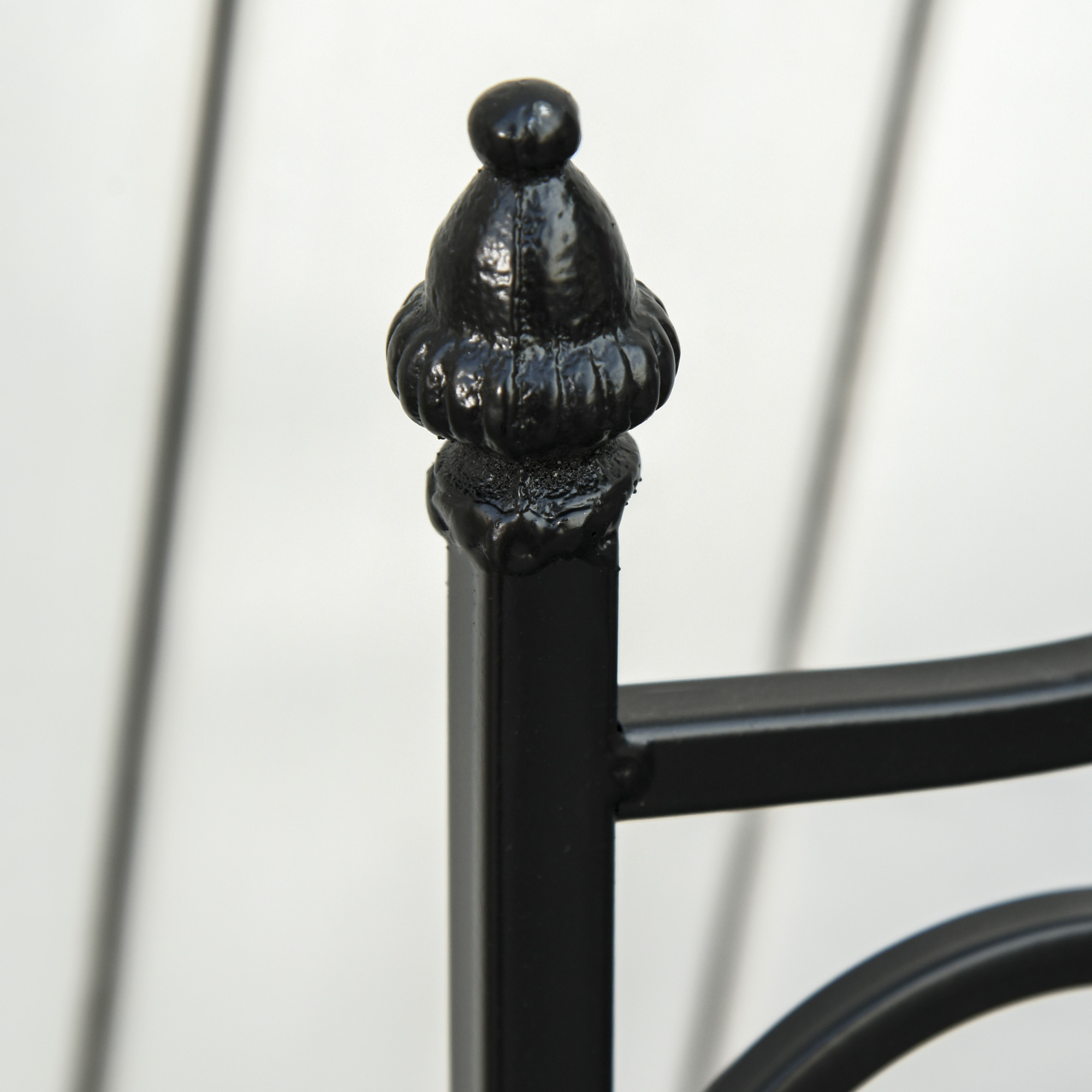 Garten Sitzgruppe für 2 Personen Balkonmöbel Set Mosaiktisch+faltbare Stühle Metall Keramikfliese Mehrfarbig