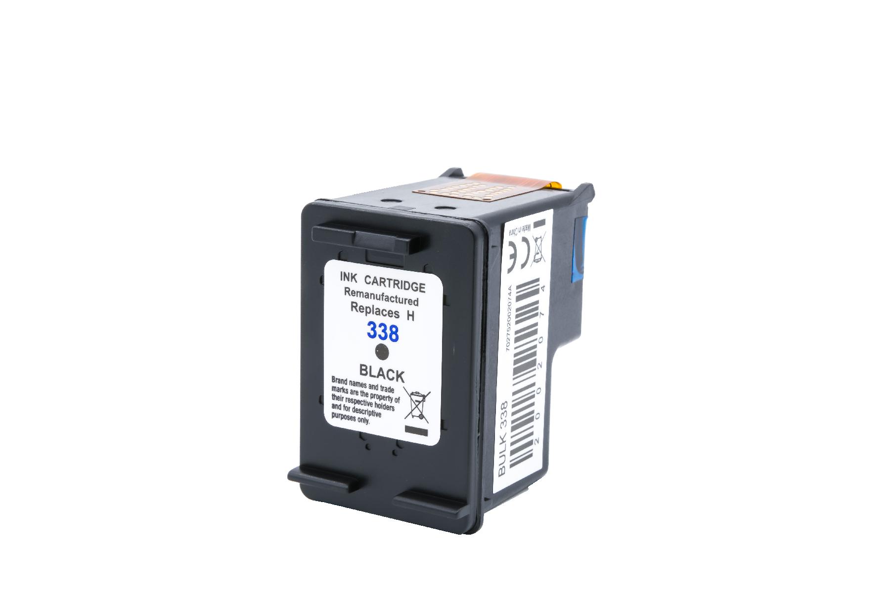 338 alternativ Tinte black für HP / C8765EE / 16