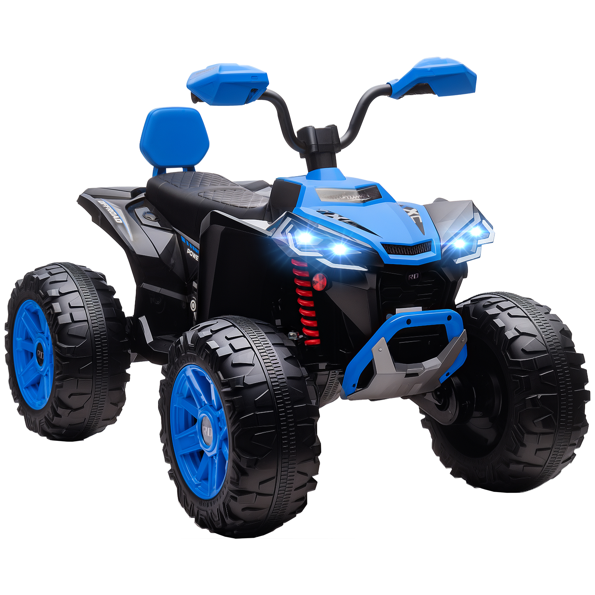 Kinder-Elektro-Quad, 24V Elektro-Fahrzeug mit 4 Rädern, Scheinwerfer, USB-Anschluss, MP3-Funktion, 6,5 km/h, 3-8 Jahre Kinder-Elektro-Quad, 24V Elektro-Fahrzeug mit 4 Rädern, Scheinwerfer, USB-Anschluss, MP3-Funktion, 6,5 km/h, 3-8 Jahre