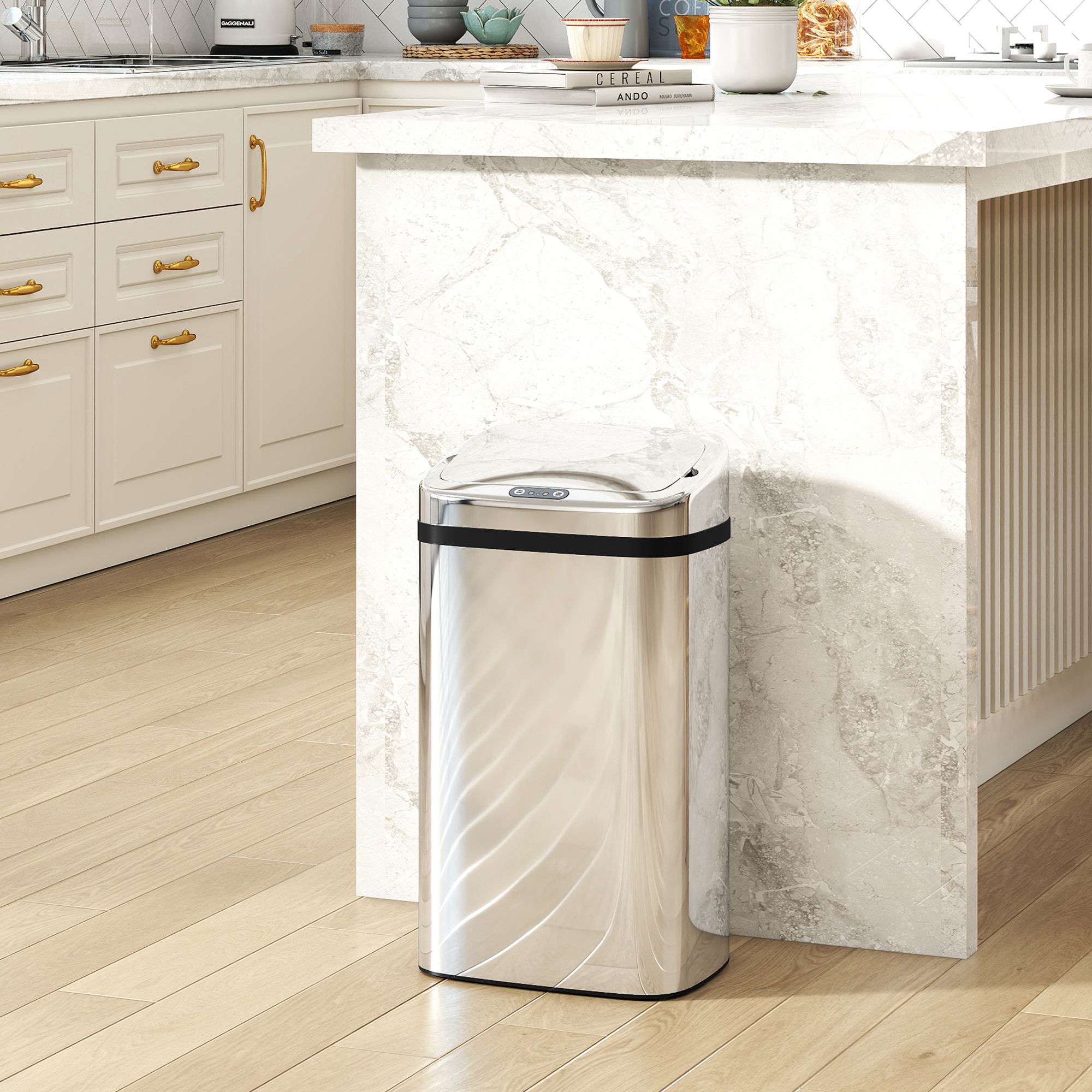 Sensor Mülleimer 30L Automatik Mülleimer mit Bewegungssensor für Büro, Schlafzimmer