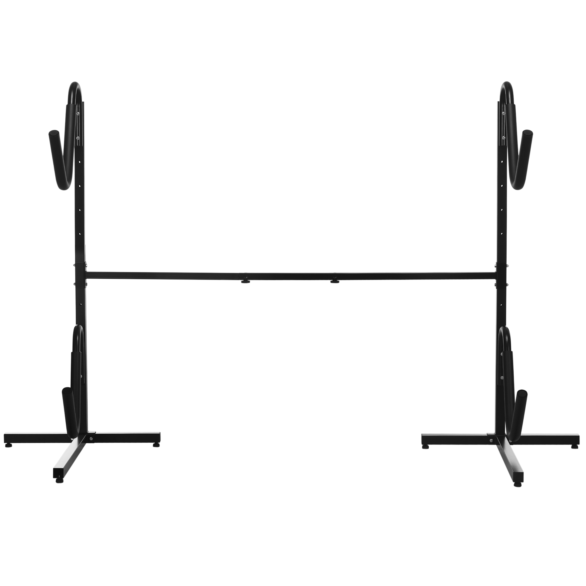 Halterung für 2 Kajaks, Surfboards, Stand-Up-Paddles, Metallrahmen, breitenverstellbar 144-180 cm