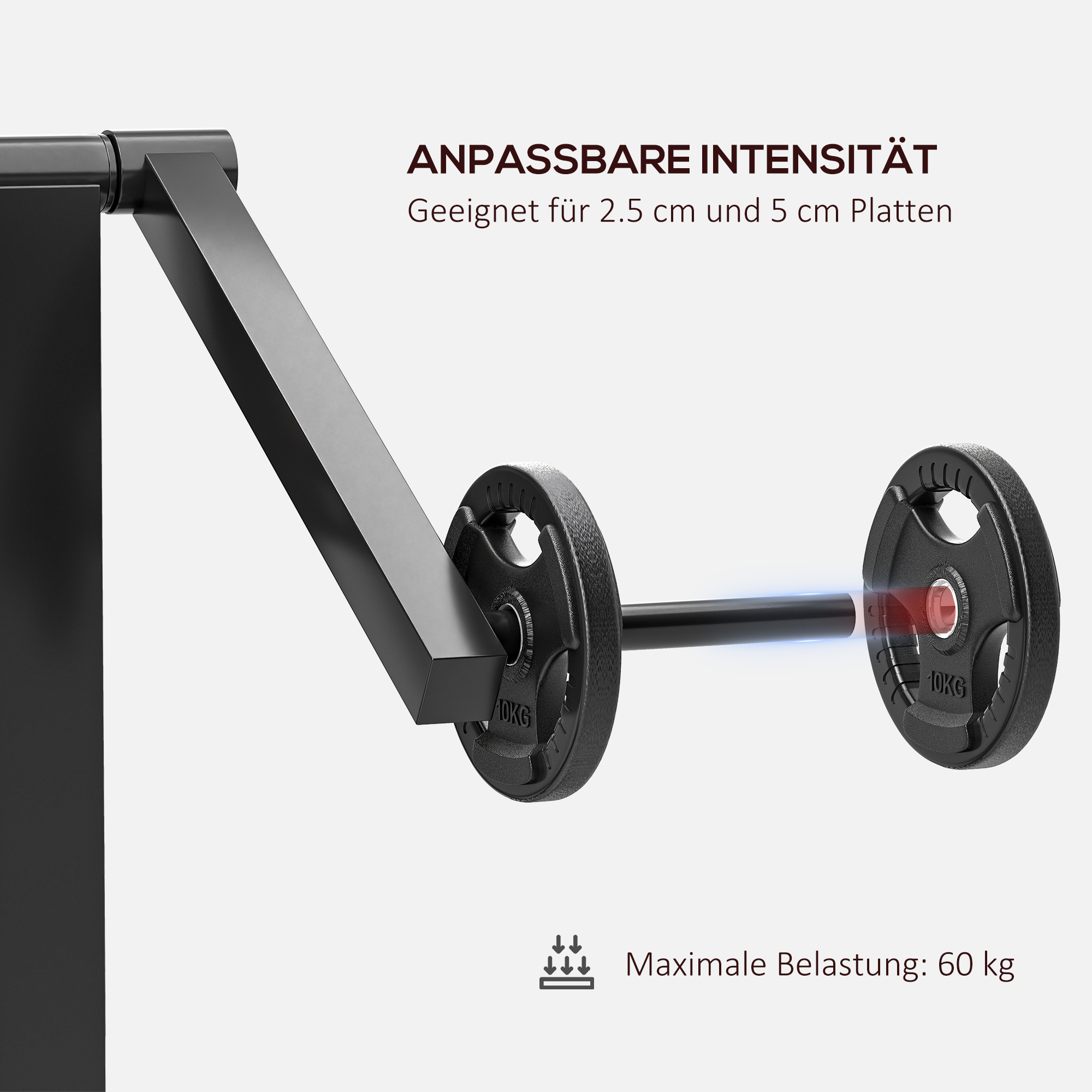 Curlbank & Trizeps-Extension, 5 Sitzverstellungen, 25 Winkel, Stahl & Kunstleder, Schwarz