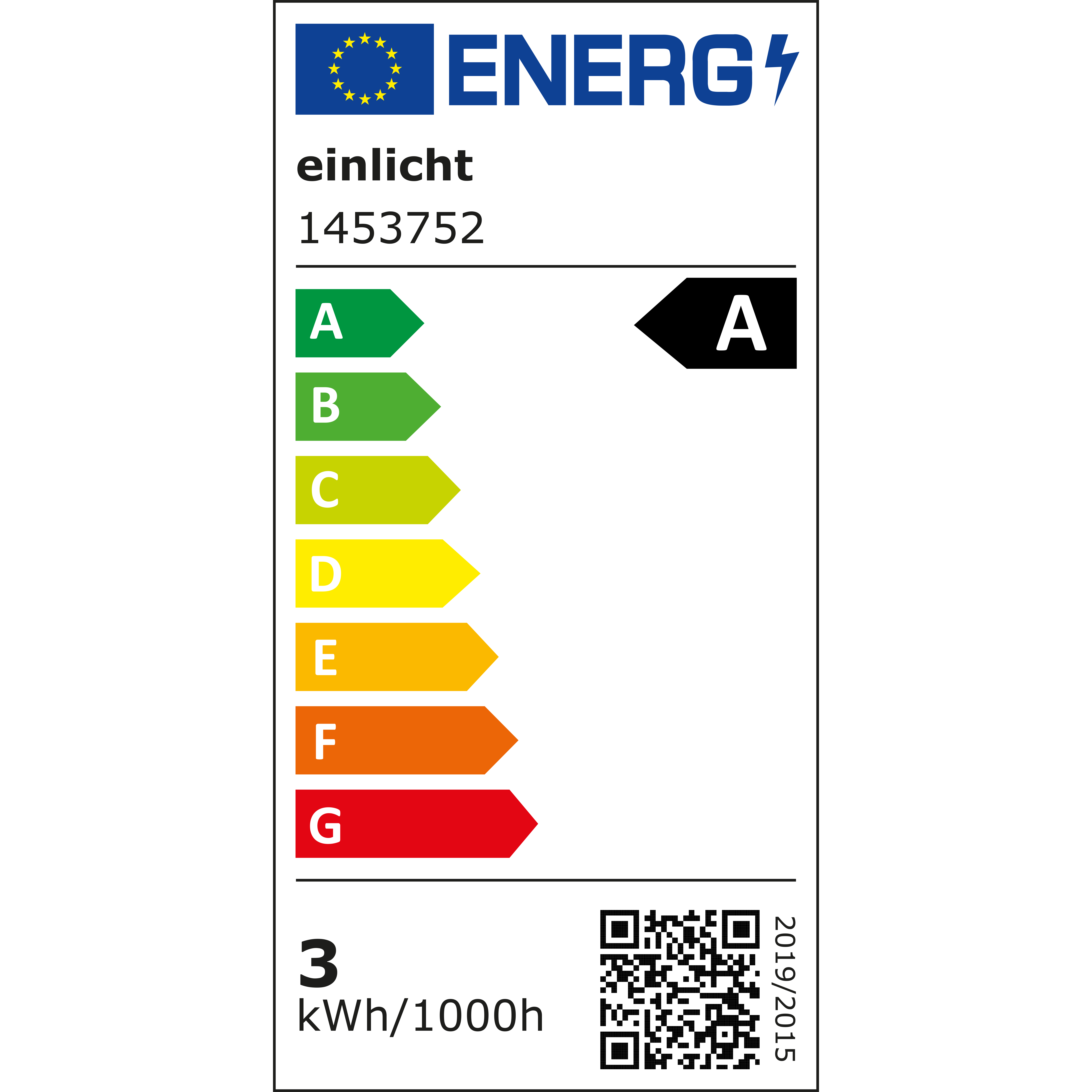 LED-Strahler EINLICHT ''Bronn'' GU10, 2,5W, 450 Lumen, 3000K, warmweiß