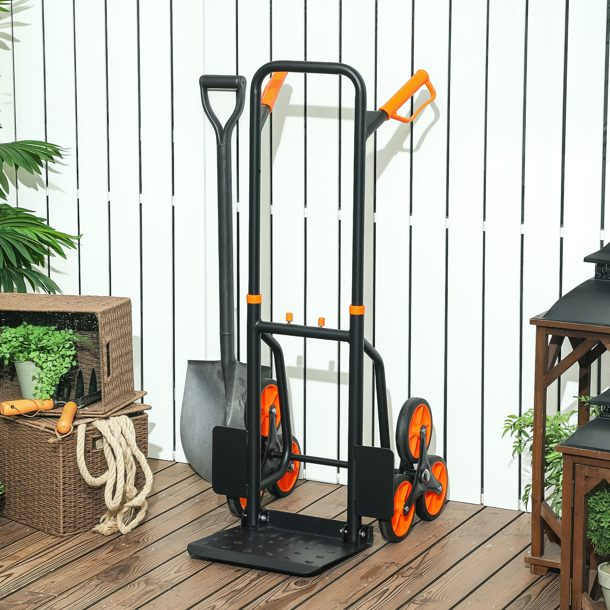 Treppensteiger Sackkarre klappbar Transportkarre mit Stahlrahmen max. 120kg