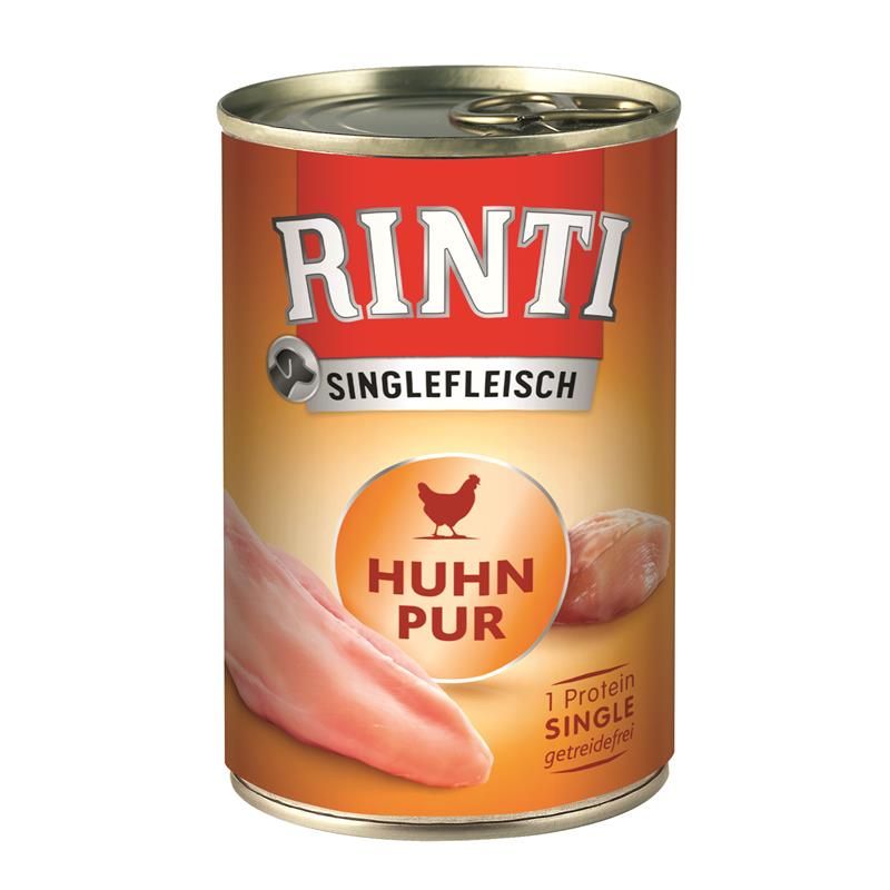 Rinti Singlefleisch Huhn pur 400g Rinti Singlefleisch Huhn pur 400g
