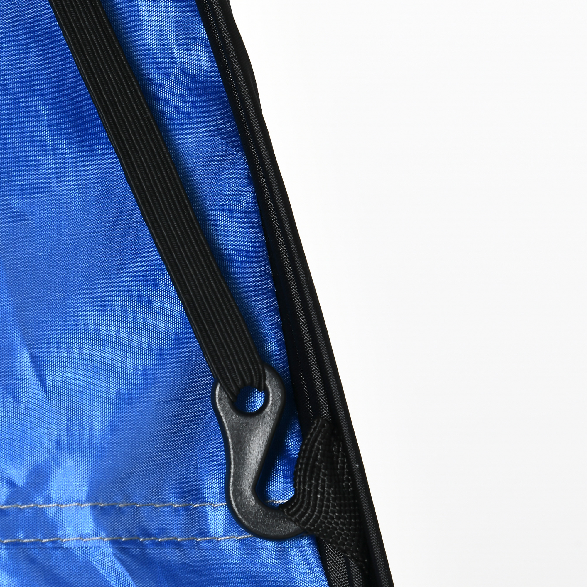 Pop-up toilettent, mobiele campingdouchetent, omkleedtent met binnenvak, douchecabine, kleedcabine, waterproof, polyester, donkerblauw, 120 x 120 x 190 cm
